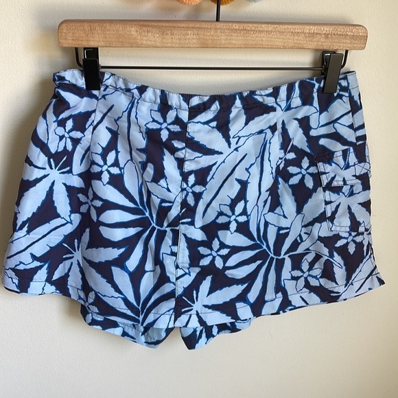 Y2K raya sun tropical print beach board skort with built in shorts - Picture 3 of 4